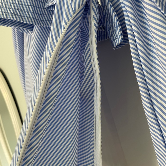 Shopbop Stylekeepers Blue Stripe Ruffle Top Small - Picture 4 of 4